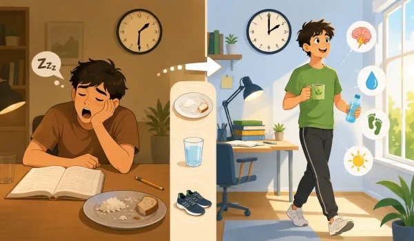 خواب آلودگی بعد از غذا