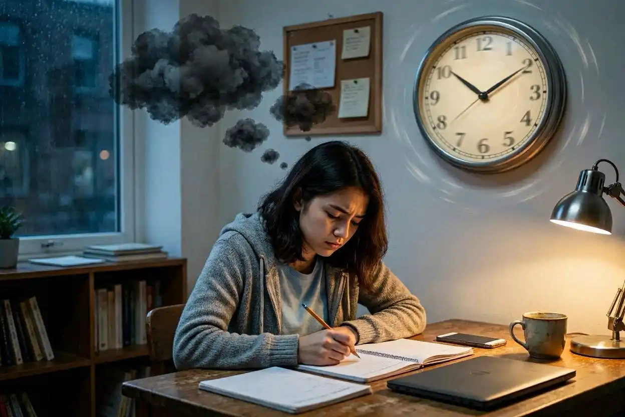 استرس امتحان و وسواس مطالعاتی